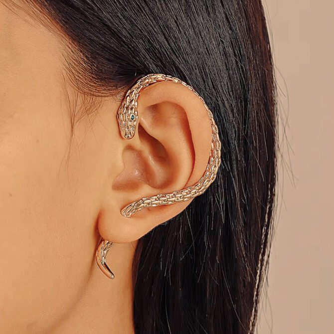 Slithering Ear Cuff