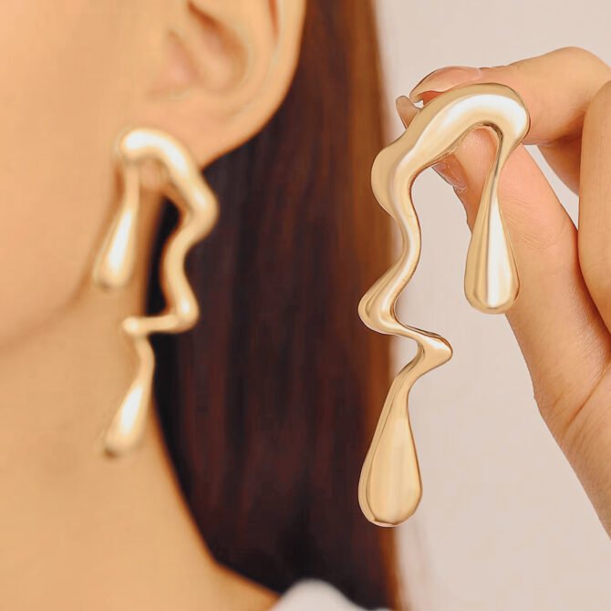 Liquid Drip Earrings - Image 2