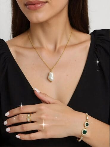 Adorn yourself with the ethereal allure of the White Spell Necklace—a harmonious blend of elegance and magic. Delicately crafted to captivate, this enchanting piece unveils a tale of timeless beauty and whispered dreams.