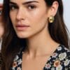 Adorn your ears with a celestial charm. The Cosmos earrings dazzle with glossy, chunky elegance, reflecting starlight and poetic mystery in every radiant curve.