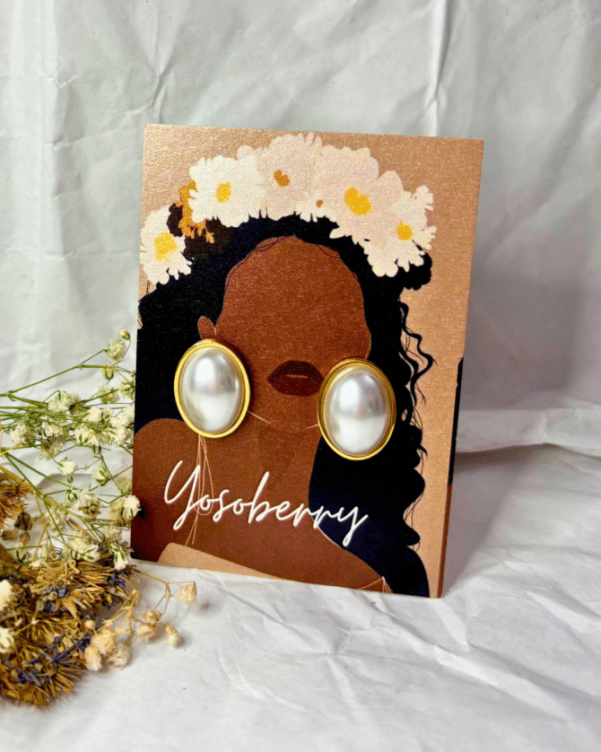 Mirabella Pearl Earrings